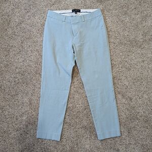 Banana Republic size 6 robin's egg blue Capri business pant stretchy